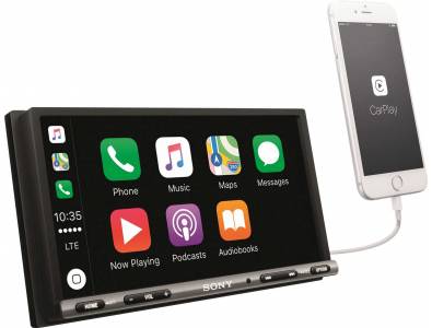 Audi A4, B6 Sony XAV-AX3250 Apple CarPlay, Android Auto fejegység szett 