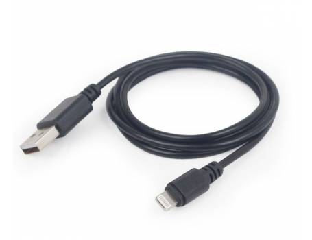 Apple Lightning USB kábel 1m, fekete (CC-USB2-AMLM-1M)