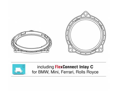 Helix Compose BMW hangszóró beépítő keret, 100mm (CFMK100 BMW.2)