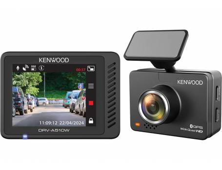 Kenwood DRV-A510W, 2K Menetrögzítő, GPS, Wi-Fi