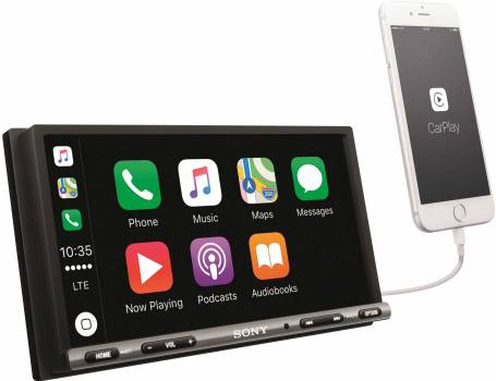 Renault Megane II Sony XAV-AX3250 Apple CarPlay, Android Auto fejegység szett