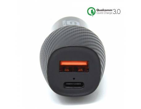 USB - USB Type-C szivargyújtó QC 3.0 gyors töltő (CAR-02)